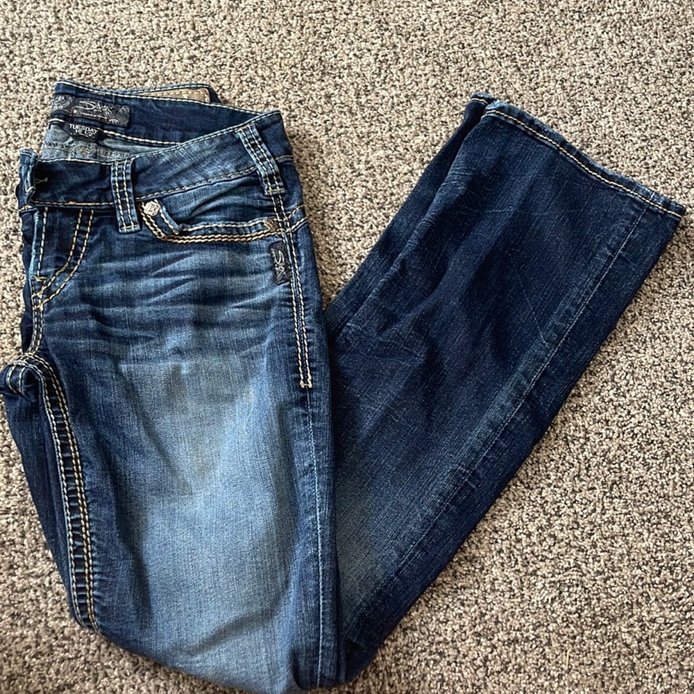 Silver jeans